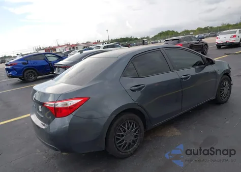 2015 Toyota Corolla Le из США, поврежденный, VIN 2T1BURHE2FC317293